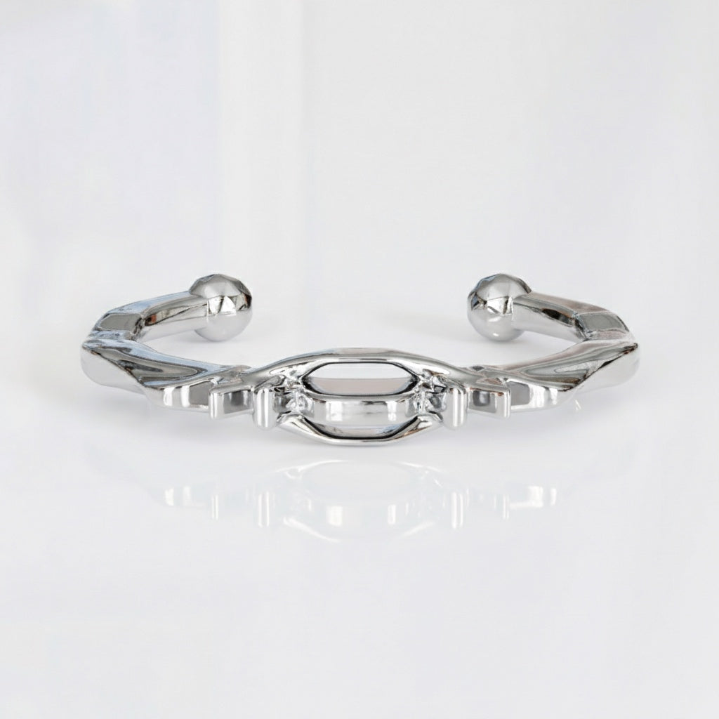 (A) Symmetry No. 9 Cuff Bracelet in Sterling Silver