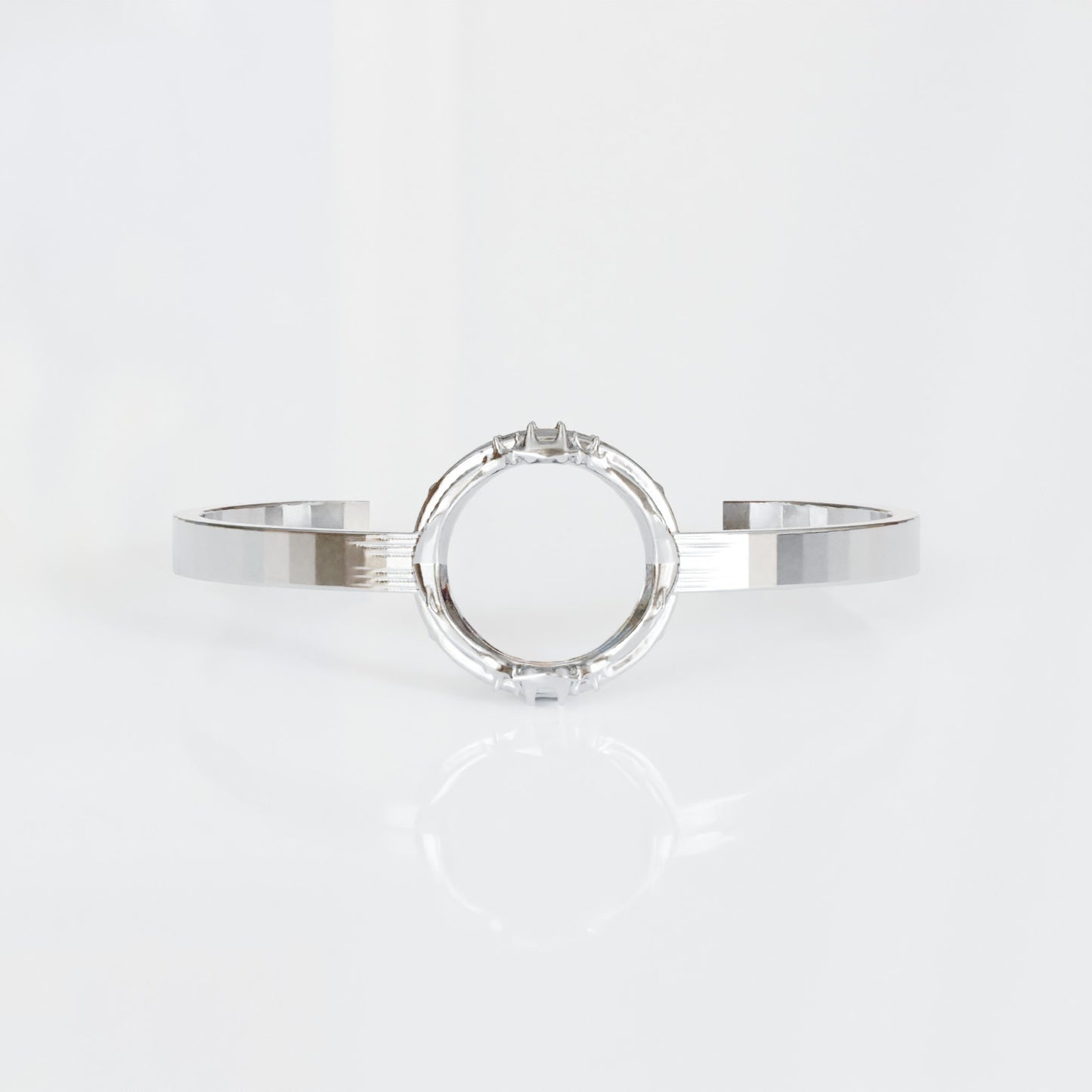 Spiked Cuff Bracelet in Sterling Silver - Gutiérrez Vidal