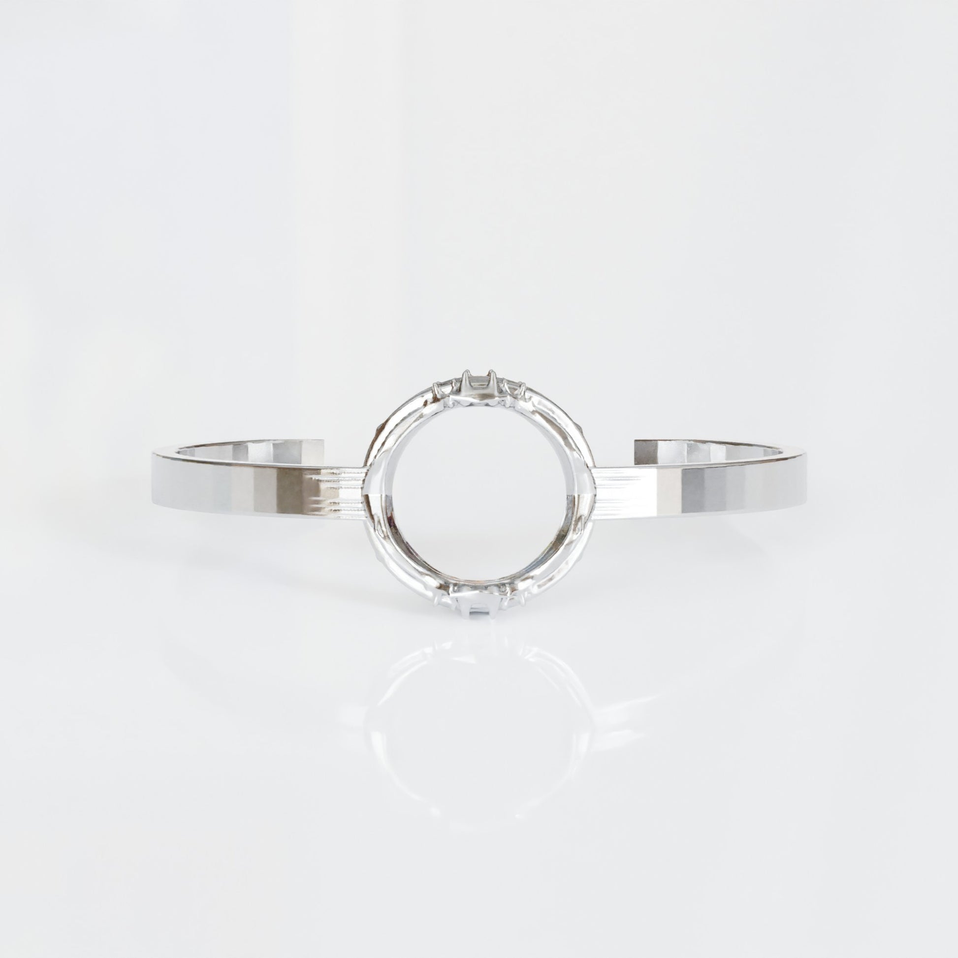 Spiked Cuff Bracelet in Sterling Silver - Gutiérrez Vidal