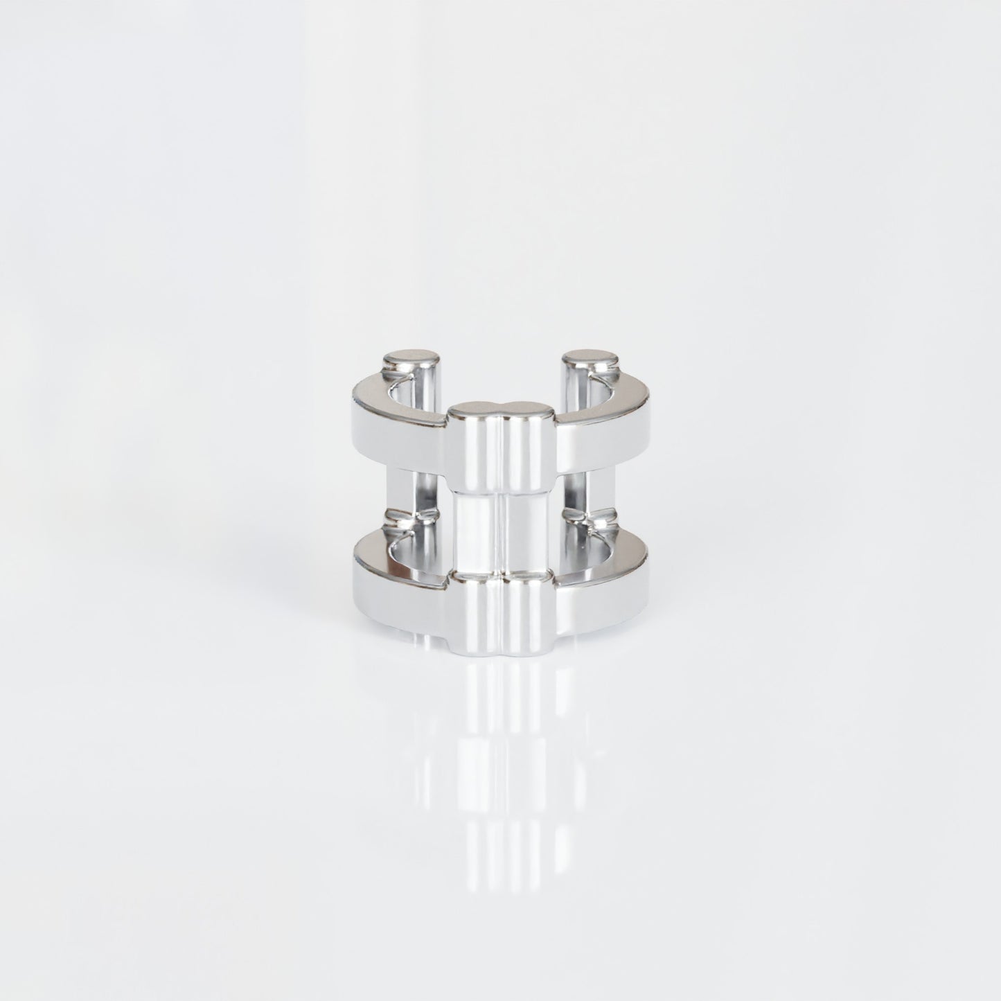 Arete Abridor Link en Plata de Ley - Gutiérrez Vidal