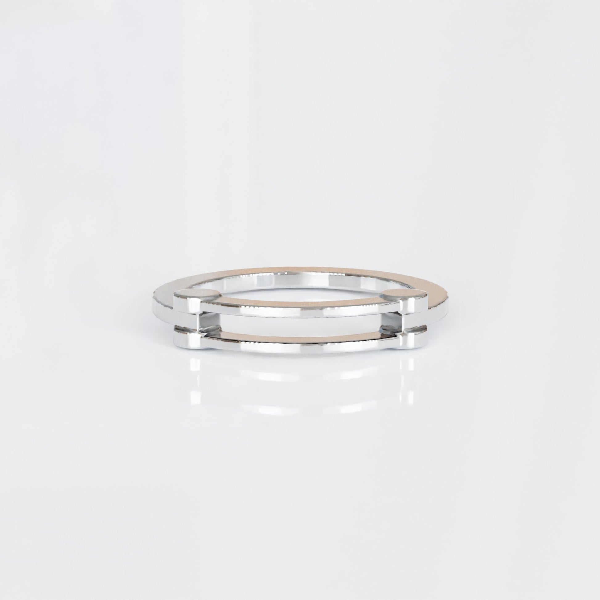 Anillo Solitaire en Plata de Ley - Gutiérrez Vidal