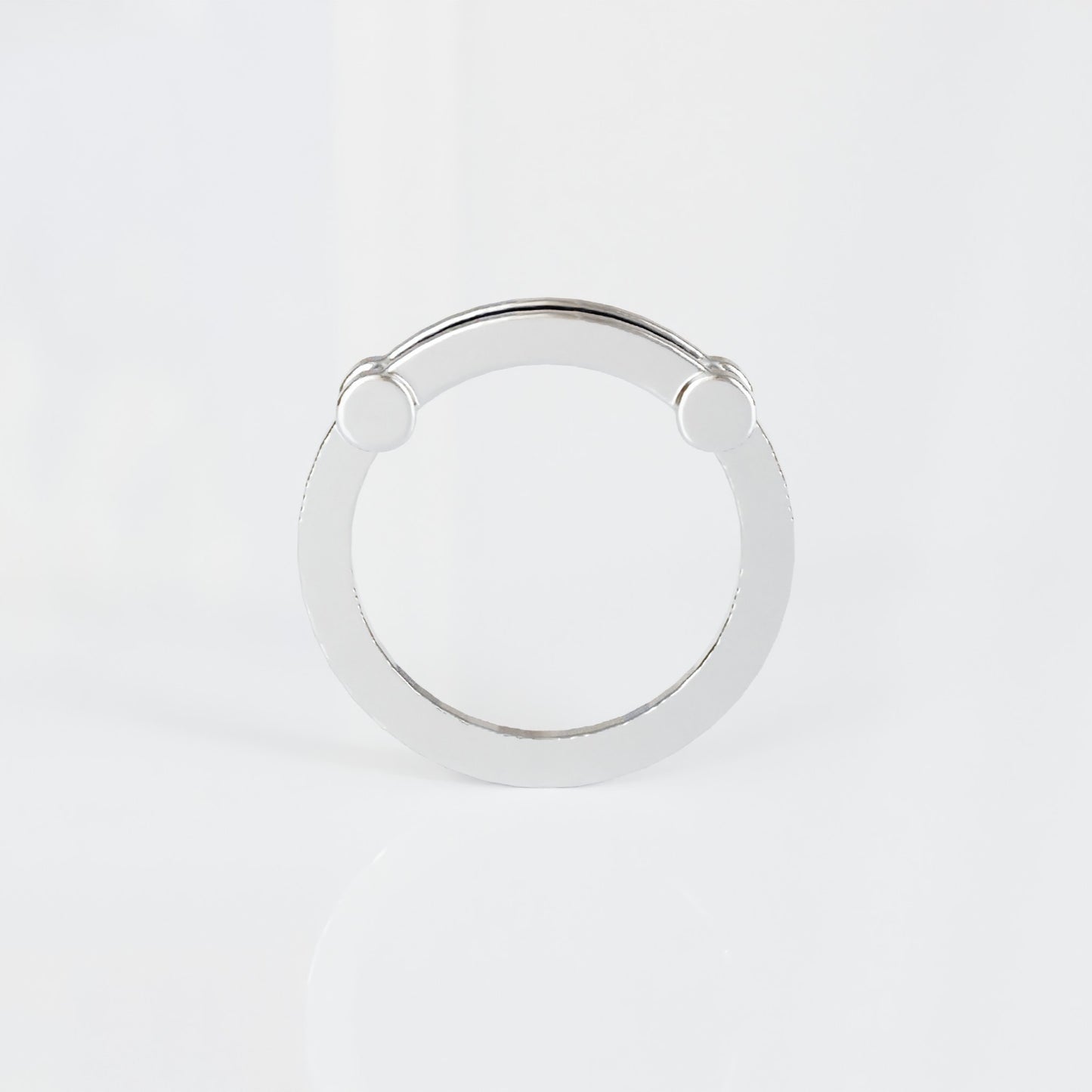 Anillo Solitaire en Plata de Ley - Gutiérrez Vidal