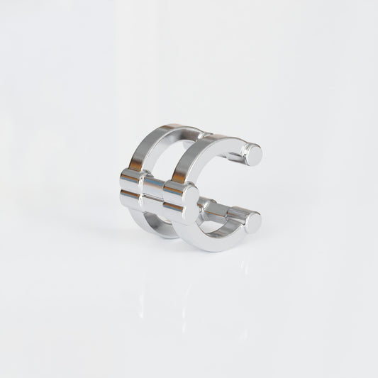 Arete Abridor Link en Plata de Ley - Gutiérrez Vidal