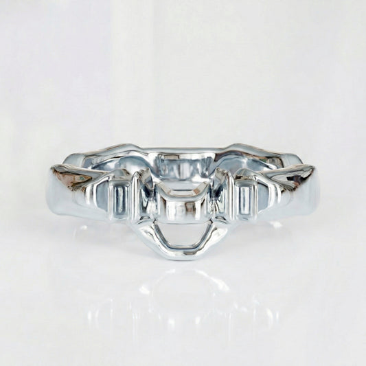 (A) Symmetry No. 9 Ring in Sterling Silver