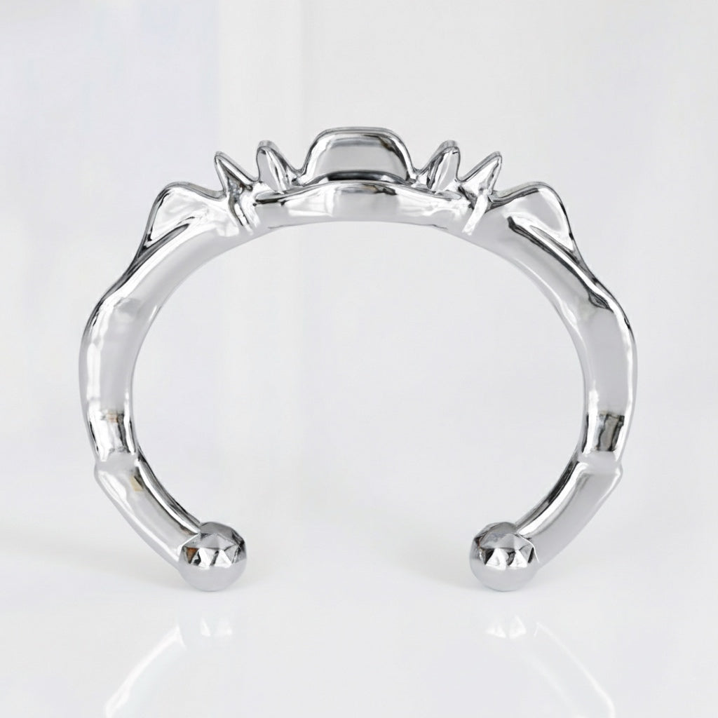 (A) Symmetry No. 9 Cuff Bracelet in Sterling Silver