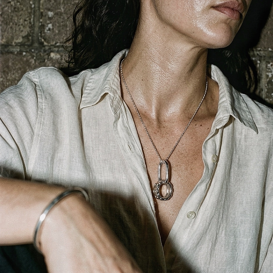 Cyprus Pendant in Sterling Silver