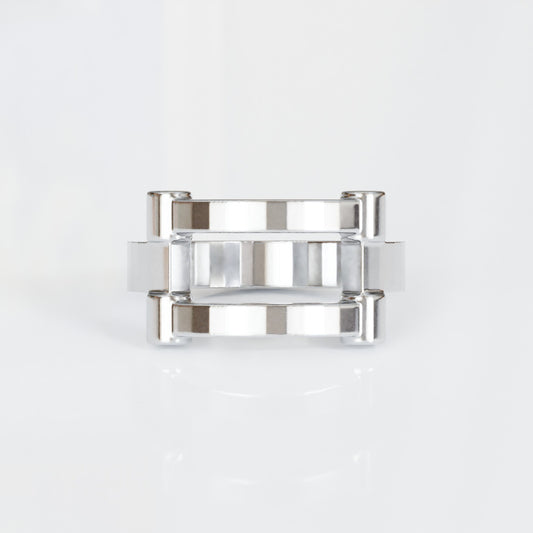 Anillo Solitaire en Plata de Ley - Gutiérrez Vidal