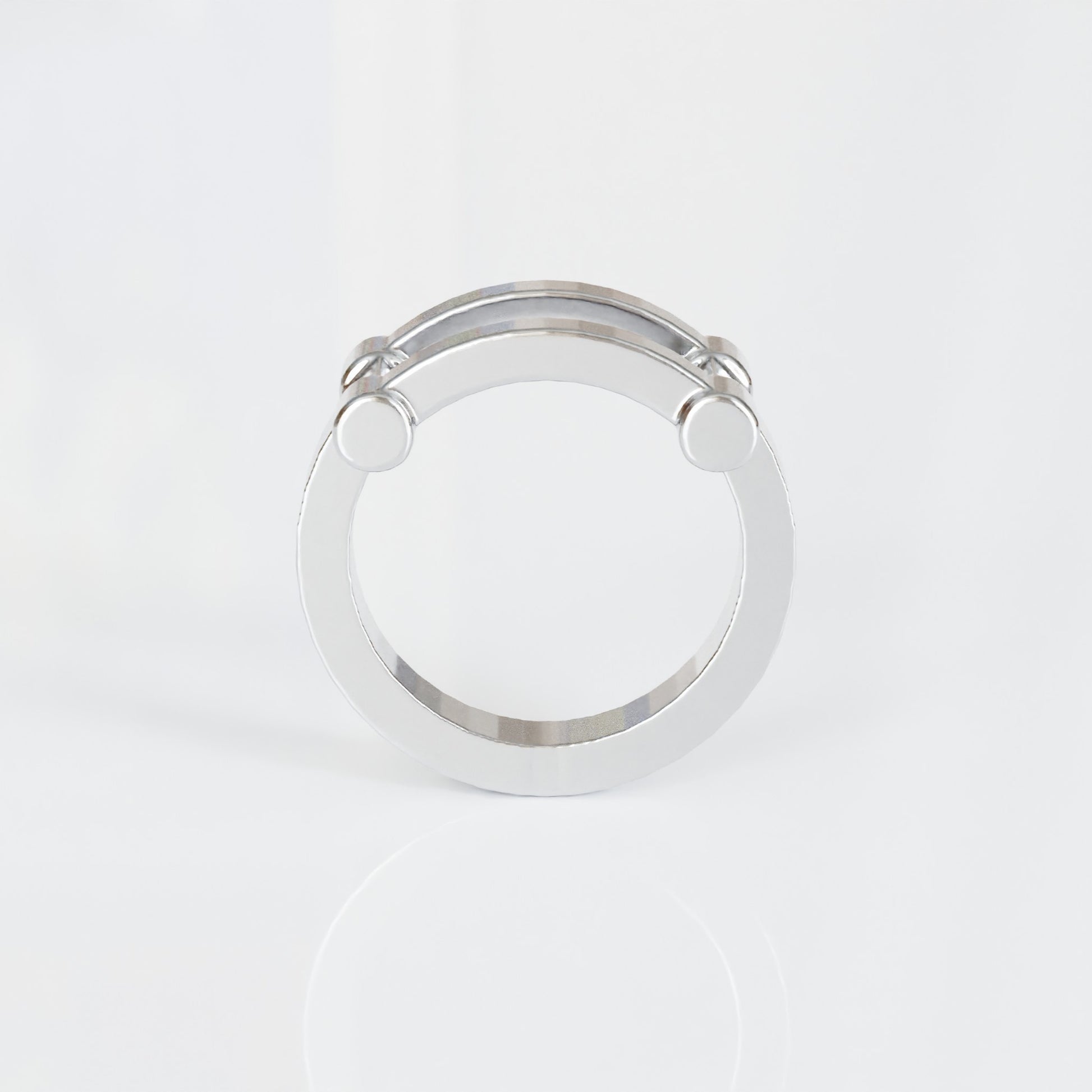 Anillo Solitaire en Plata de Ley - Gutiérrez Vidal