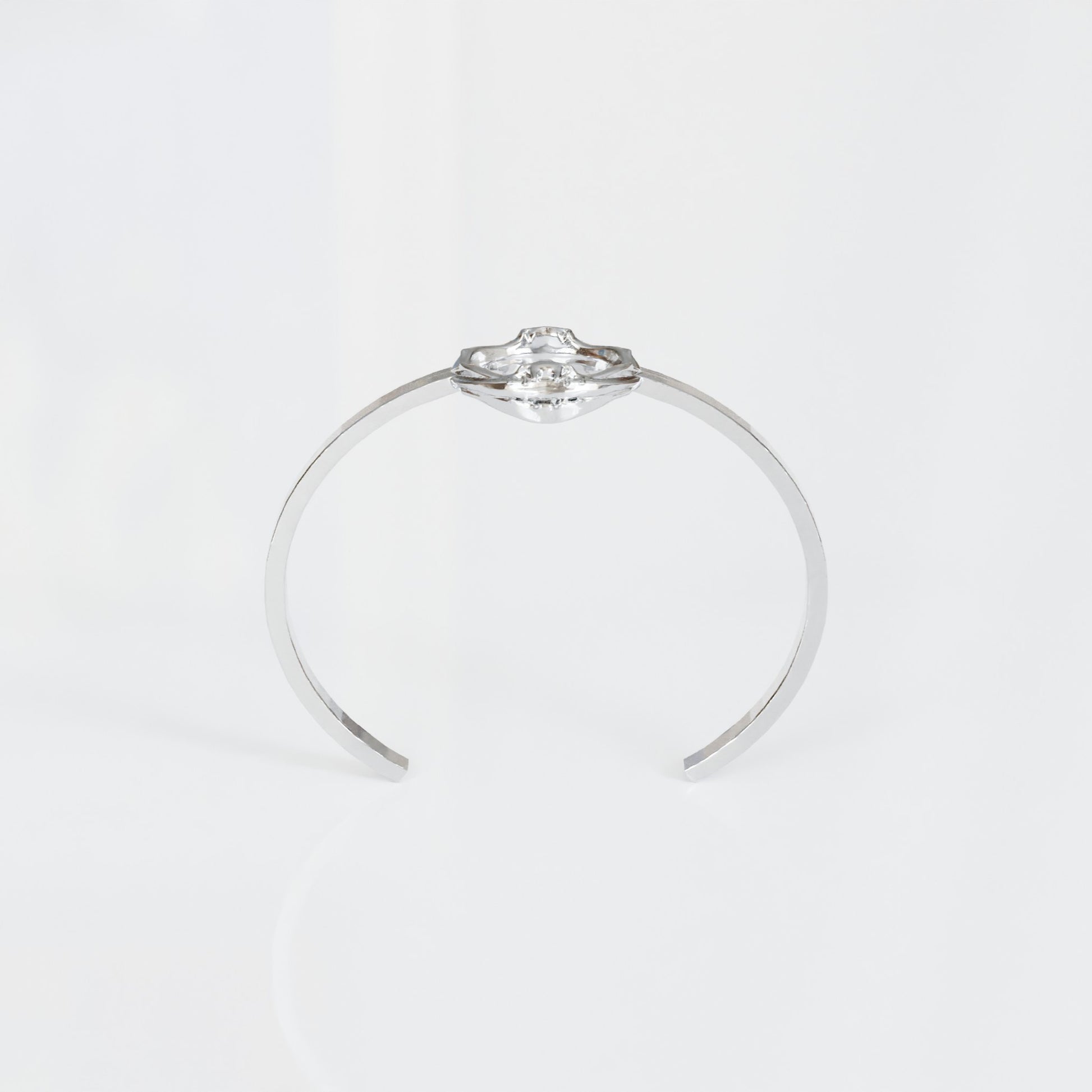 Spiked Cuff Bracelet in Sterling Silver - Gutiérrez Vidal